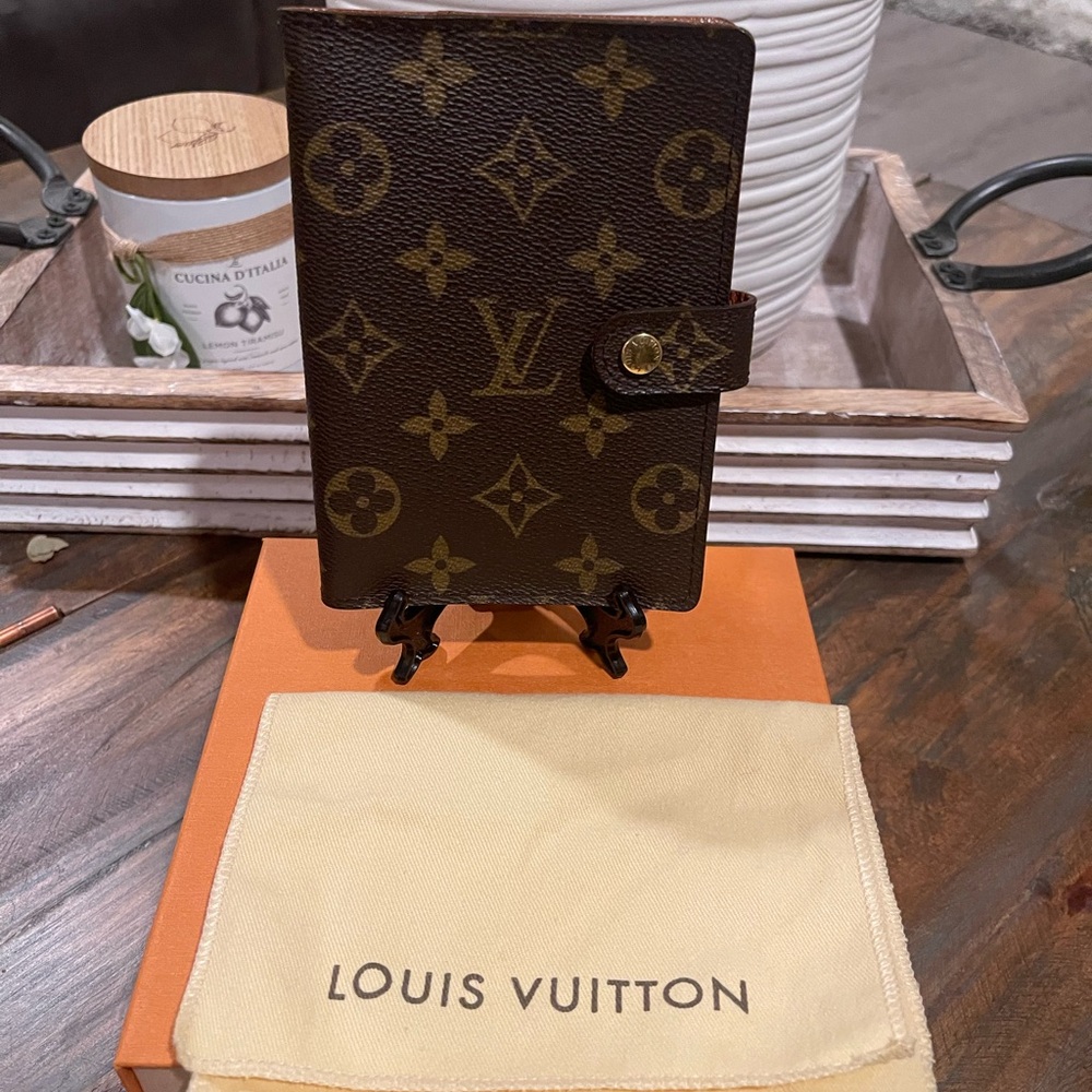 Louis Vuitton Monogram Agenda Cover.